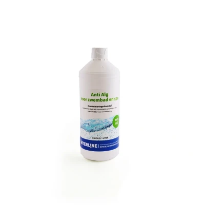 Afbeelding van Interline Anti alg 1 Liter Wit Zwembad Schoonmaak