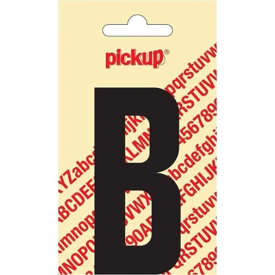 Afbeelding van Plakletter Nobel Sticker zwarte letter B Pickup