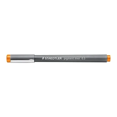 Afbeelding van STAEDTLER Pigmentvoering, lichtbruin, lijnbreedte 0,3 mm, onuitwisbare pigmentinkt, lange levensduur, 10 fijne viltstiften in kartonnen etui, 308 03 7