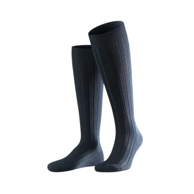 Afbeelding van Falke Teppich IM Schuh Cushioned SOLE Kniekousen, Heren, Maat: 41/42, Dark navy