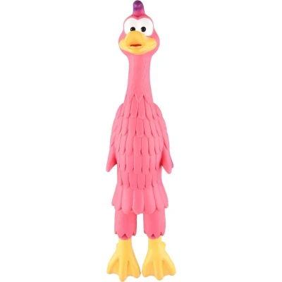 Afbeelding van Flamingo Hondenspeelgoed Latex Eend Roze 8.5 x 7 38 cm