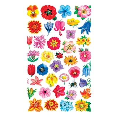 Afbeelding van Avery Av 54304 Papieretiket Z Design Creative Pakje A 3 Vel Bloempjes