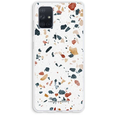 Afbeelding van Case Company® hoesje geschikt voor Samsung Galaxy A71 Terrazzo N4 Soft Cover Telefoonhoesje Bescherming aan alle Kanten en Schermrand