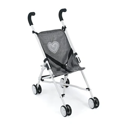 Afbeelding van Bayer Chic 2000 Mini Poppenbuggy Roma Grey Jeans