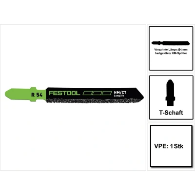 Afbeelding van Festool Decoupeerzaagblad R 54 G Riff VE=1