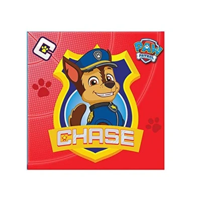 Afbeelding van Paw Patrol Servetten rood 33x33cm 20 stuks
