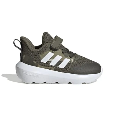 Afbeelding van Adidas fortarun 3.0 in de kleur groen.