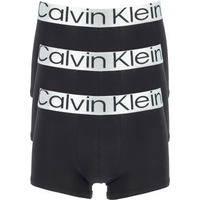 Afbeelding van Calvin Klein Underwear Trunk 3 PACK Onderbroeken, Heren, Maat: Small, Black