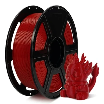 Afbeelding van FLASHFORGE 1,75 mm high speed PLA filament, tot 8 keer snellere afdrukken, 500 mm/s, 3D printerfilament, HS voor optimale efficiëntie bij hoge snelheden (robijnrood)