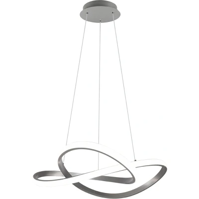 Afbeelding van Reality LED Hanglamp Hangverlichting 27.5W Natuurlijk Wit 4000K Dimbaar Rond Nikkel Aluminium