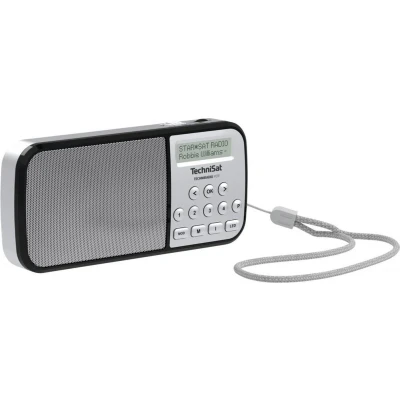 Afbeelding van Techniradio RDR DAB+ zakradio FM AUX USB zaklamp zilver