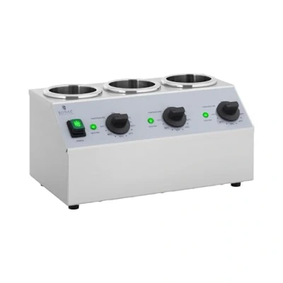 Afbeelding van Royal Catering Sauswarmer 3 x 1L Bovenpaneel