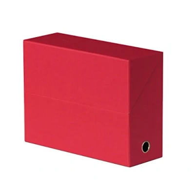 Image de Oxford Boîte transfert toilée, format A4, rouge
