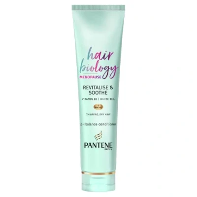 Afbeelding van Pantene Revitalise &amp; Soothe Menopause Conditioner voor dunner wordend haar, 160 ml, haarverdikking, behandeling van droge hoofdhuid met Pro V, vitamine B3 en witte thee, biologie