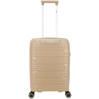 Afbeelding van Decent Explorer Cabin Trolley 55 champagne Harde Koffer