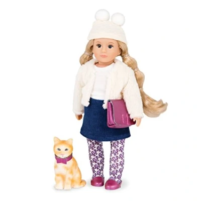 Afbeelding van Lori Lilith pop met Clover Fashion kat en accessoires (LO31099Z)