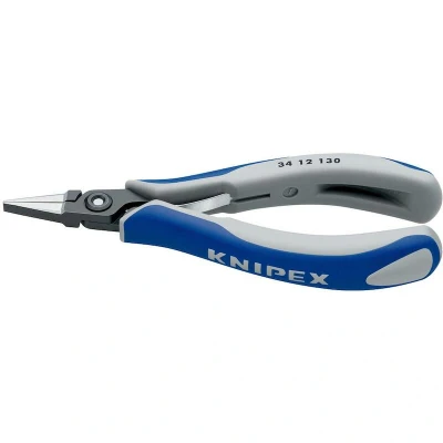 Afbeelding van Knipex 34 12 130 Elektronica en fijnmechanica Platte tang Recht 135 mm