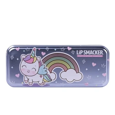 Afbeelding van Lip Smacker Color Tin, Kids Makeup Set with Glosses and Shimmer Creams for Face in Different Flavours Shades, All One Giftset your Kids&#039; Creative Look