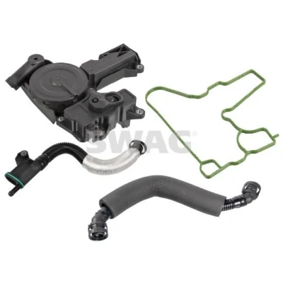Afbeelding van SWAG 33 10 0593 Olieafscheider, ontluchting krukasbehuizing met pakking, ontluchtingsslangen VOLKSWAGEN: GOLF 6, Tiguan I, AUDI: TT Roadster