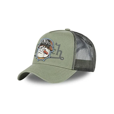 Afbeelding van Von Dutch Pet voor dames en heren, verstelbaar, trucker pet, comfortabel, atletisch vervormt niet, Groen