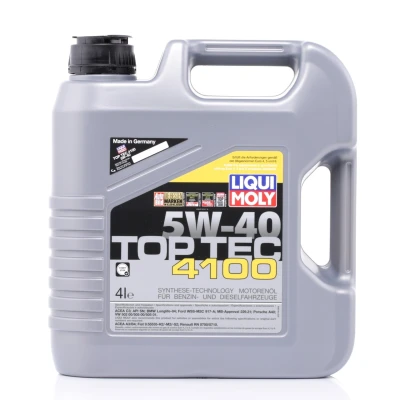 Afbeelding van Motorolie Liqui Moly Top Tec 4100 5W40 C3 4L 2195