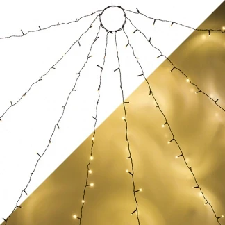 Afbeelding van Lichtmantel kerstboom 8 x 2.4 meter Konstsmide (240 LEDs, Fonkelend, Binnen/Buiten)