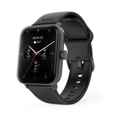 Afbeelding van Hama Smartwatch &quot;6010&quot;, GPS, TFT display 1,65&quot;, telefoonfunctie, waterdicht, zw