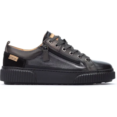 Afbeelding van Pikolinos Riells dames sneaker zwart maat 35 (EU) 2 (UK)