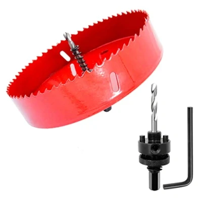 Afbeelding van Laiwei A2 gatenzaag 130 mm, boomboor voor intensief gebruik, boor 4341, boorgereedschap het boren van gaten in verschillende soorten hout, aluminium, PVC enz.