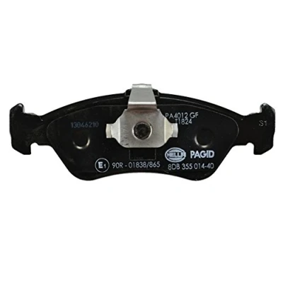 Afbeelding van HELLA 8DB 355 014 401 Remblokkenset Incl. slijtage waarschuwingscontact Met toebehoren MERCEDES BENZ: Sprinter 3 T Van, Minibus