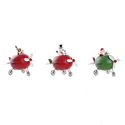 Afbeelding van Kerstversiering DKD Home Decor Metaal Rendier (19 x 14 13 cm) (3 pcs)