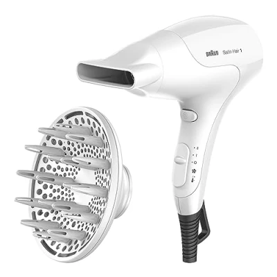 Afbeelding van Braun Satin Hair 3 Power Perfection BRHD385E Föhn 2000W Coolshot Haardroger inclusief diffuser