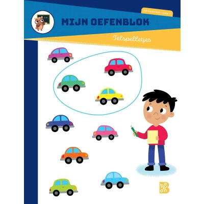 Afbeelding van Oefenblokken 1 Mijn oefenblok Telspelletjes 3de kleuterklas groep 2