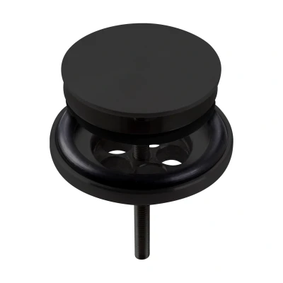 Afbeelding van Clou Mini Wash Me plug met afdekkap niet afsluitbaar mat zwart