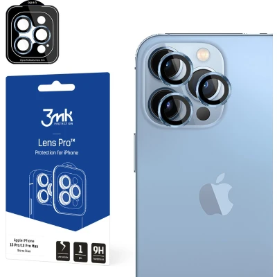 Afbeelding van Apple iPhone 13 Pro/13 Pro Max 3mk Lens Protection Sierra Blue