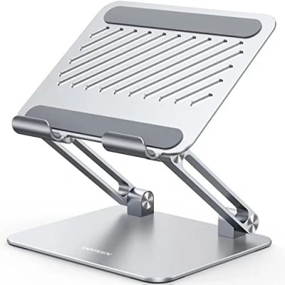Afbeelding van UGREEN Verstelbare tabletstandje van dubbele steel aluminium, opvouwbare telefoonhouder, compatibel met iPad Pro 33 cm, Air 2022, Mini, Galaxy Tab A8 iPhone 15 Plus Max