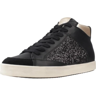 Afbeelding van Geox D Blomiee H Damessneakers, zwart.