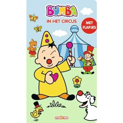 Afbeelding van Bumba Kartonboek met Flapjes In het Circus