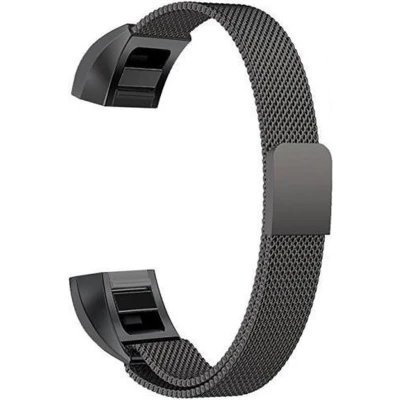 Afbeelding van FitBit Alta HR Milanese bandje Maat: Large Zwart