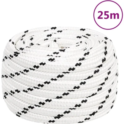 Afbeelding van vidaXL Werktouw 20 mm 25 m polyester wit