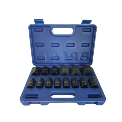 Afbeelding van Weber Tools Krachtdoppen set 1/2 aansluiting 14 delig maat 10 t/m 32 Chrome vanadium