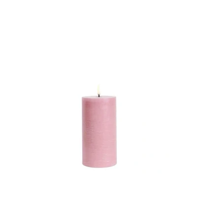 Afbeelding van Uyuni Cilinderkaars Led Dusty Rose 7,8x15 Cm