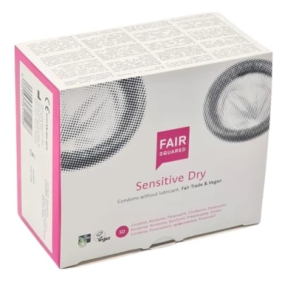 Afbeelding van Fair Squared Sensitive Dry 50 eco condooms zonder glijmiddel