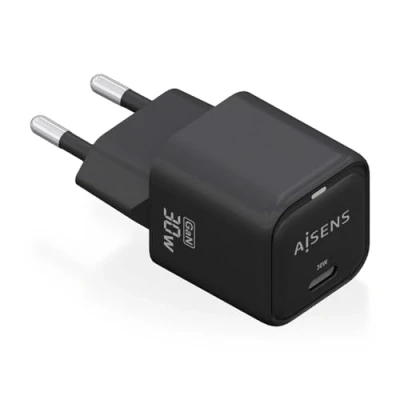 Afbeelding van Oplader Aisens ASCH 30W1P019 BK Zwart 30 W (1 Stuks)