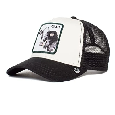 Afbeelding van Goorin Bros Trucker CASH COW Pet, Heren, Maat: One Size, Weiß