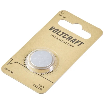 Afbeelding van VOLTCRAFT Knoopcel CR2032 3 V 1 stuk(s) 220 mAh Lithium LM2032