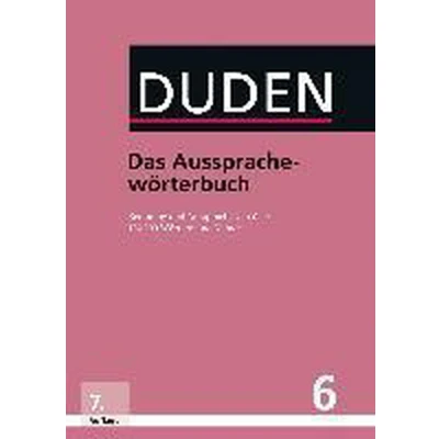 Afbeelding van Duden 06 Das Aussprachewörterbuch