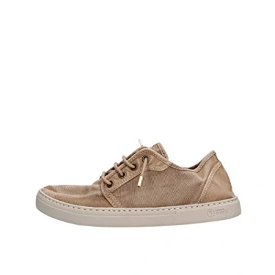 Afbeelding van Natural World OLD Narciso Sneakers laag, Heren, Maat: 43, Beige Katoen