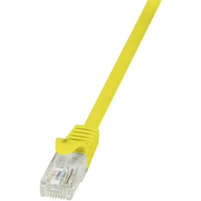 Afbeelding van LogiLink CP2067U RJ45 Netwerkkabel, patchkabel CAT 6 U/UTP 3.00 m Geel Snagless 1 stuk(s)