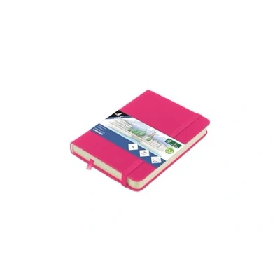 Afbeelding van Kangaro schetsboek A6 hot pink met elastiek en lint K 861270